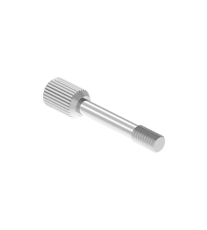 knurled screw, UNC 4-40, 24mm long, for D-SUB housing