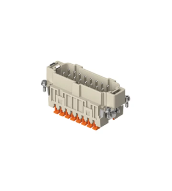 male insert, size 77.27, 16p+PE, SQUICH, 16A, 500V