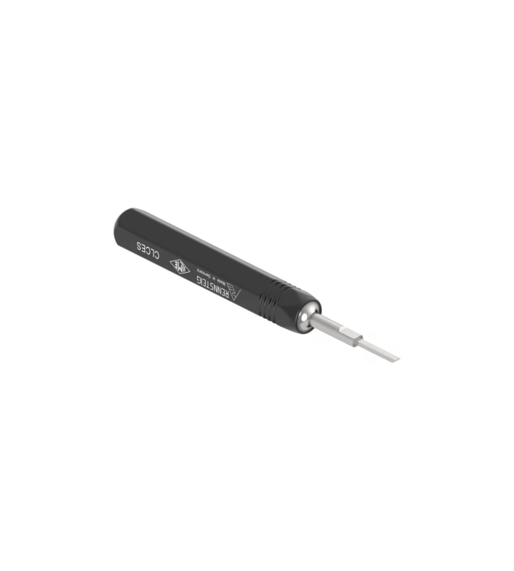 tool, for the extraction of the contacts from the inserts, for fiber optic LC contacts or LC duplex patch cord