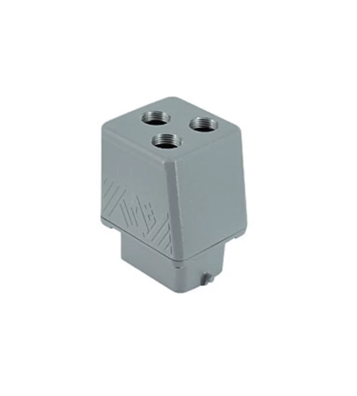 hood, size 44.27, BIG alu, 2 pegs, 3xM20 top, extended terminal compartment