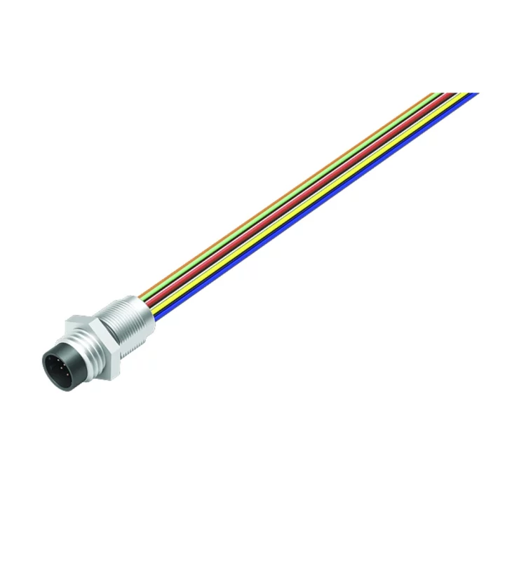 Male panel mount connector