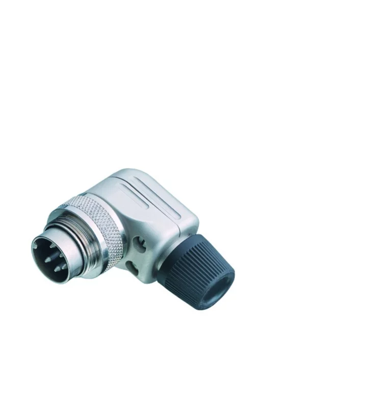 Male angled connector