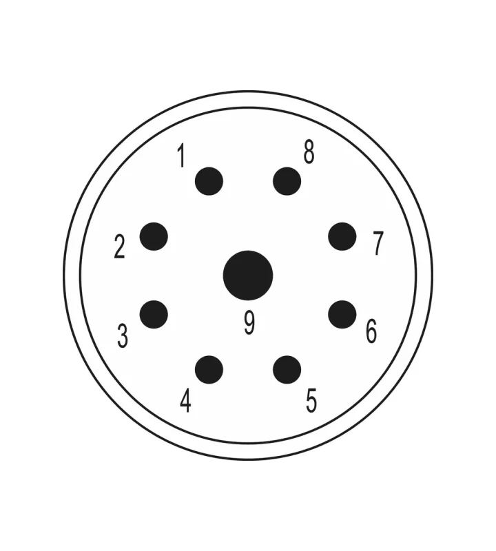 Inserts 9-pole (8+1)