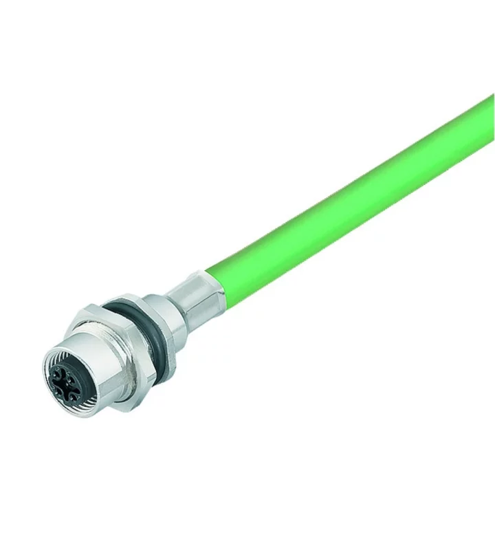 Female panel mount connector