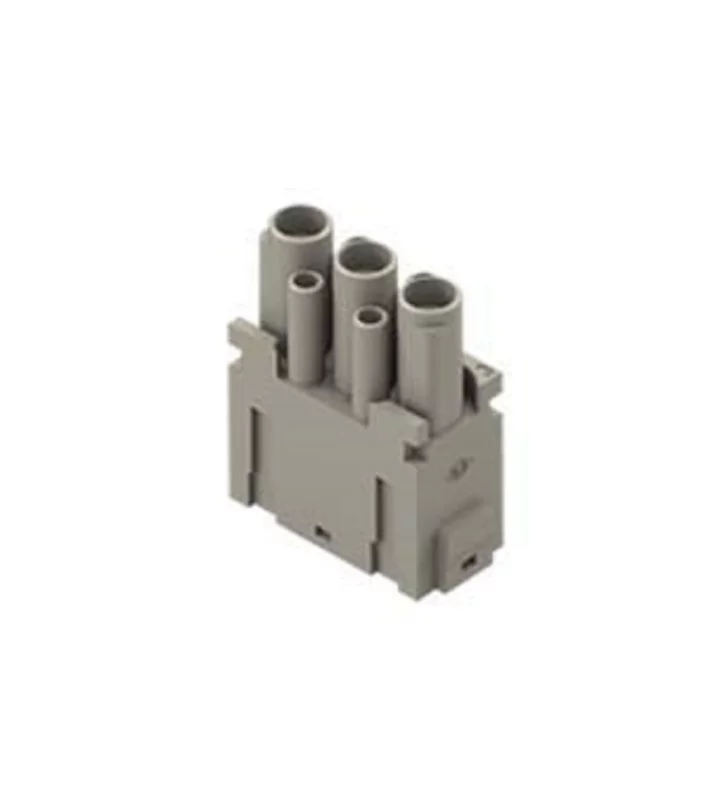female insert, MIXO, 1MU, 3+4p, crimp, 40+10A, 830V