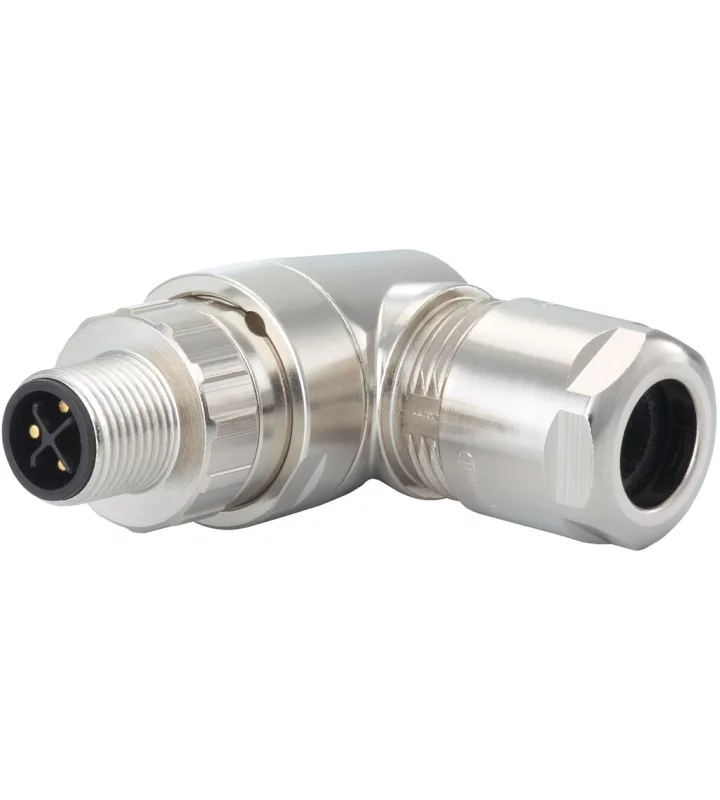 Right Angle Connector, Male Thread