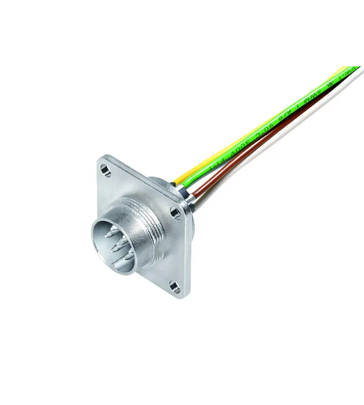 Male panel mount connector