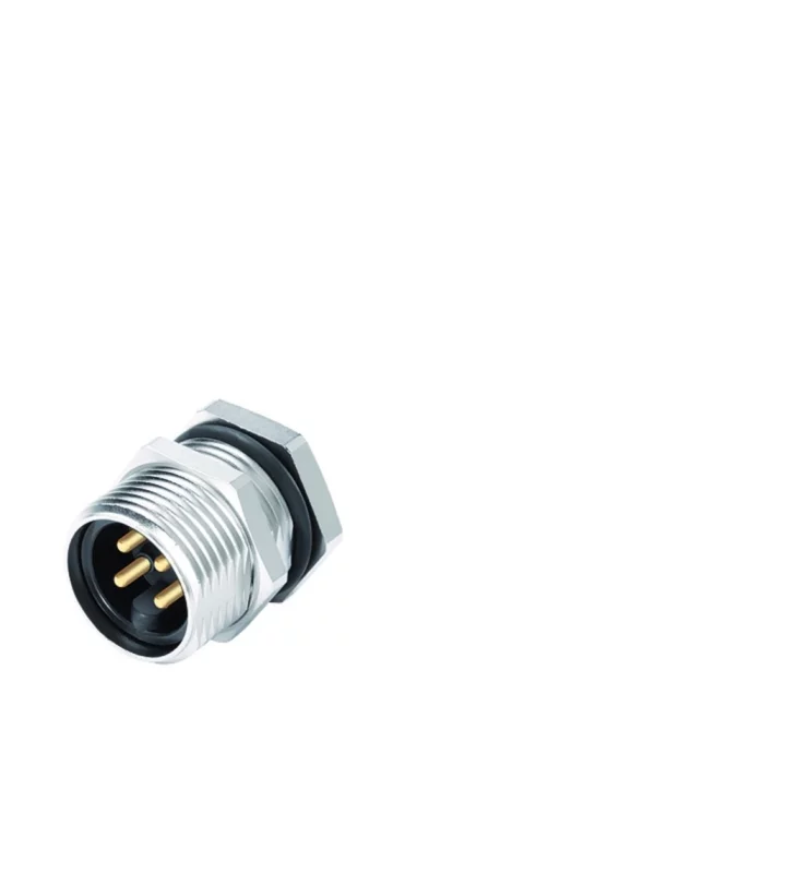 Male panel mount connector