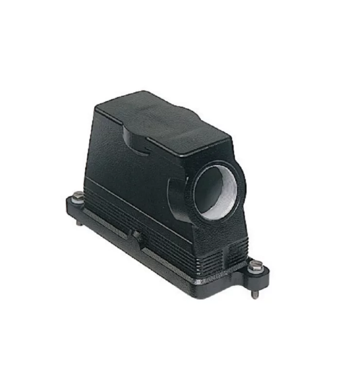 hood, size 57.27, IP68 alu, screw locking, 1xM25 side