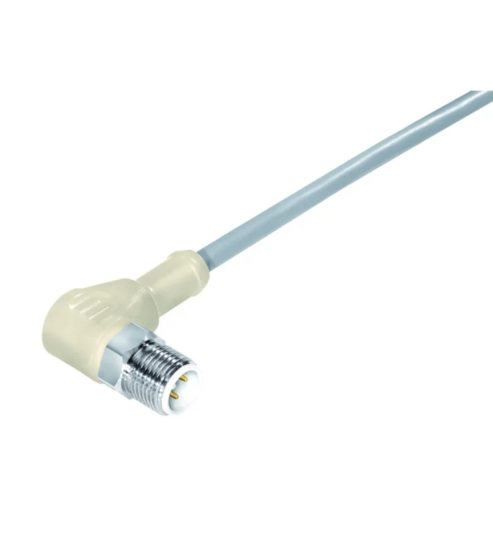Male angled connector