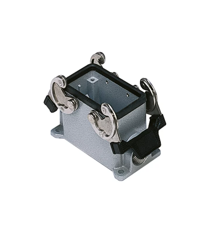 surface mounting housing, size 77.27, C-TYPE alu, 2 levers, 1xM25 side