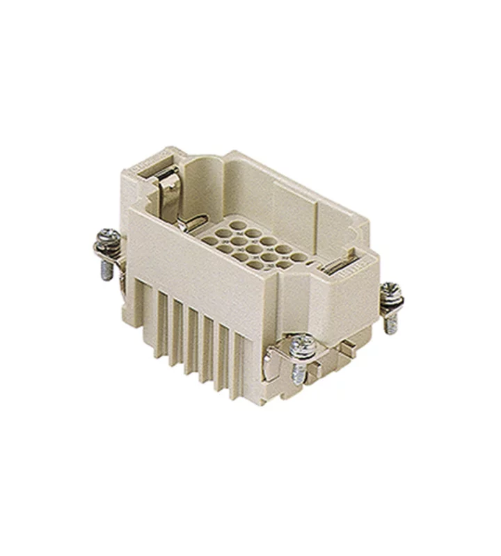 male insert, size 57.27, 42p+PE, crimp, 10A, 250V