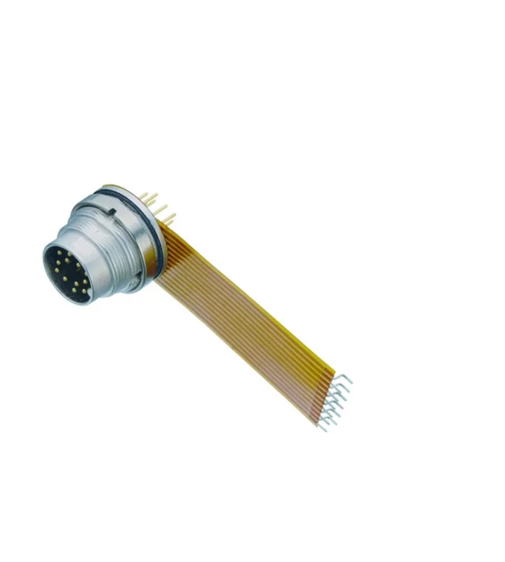 Male panel mount connector