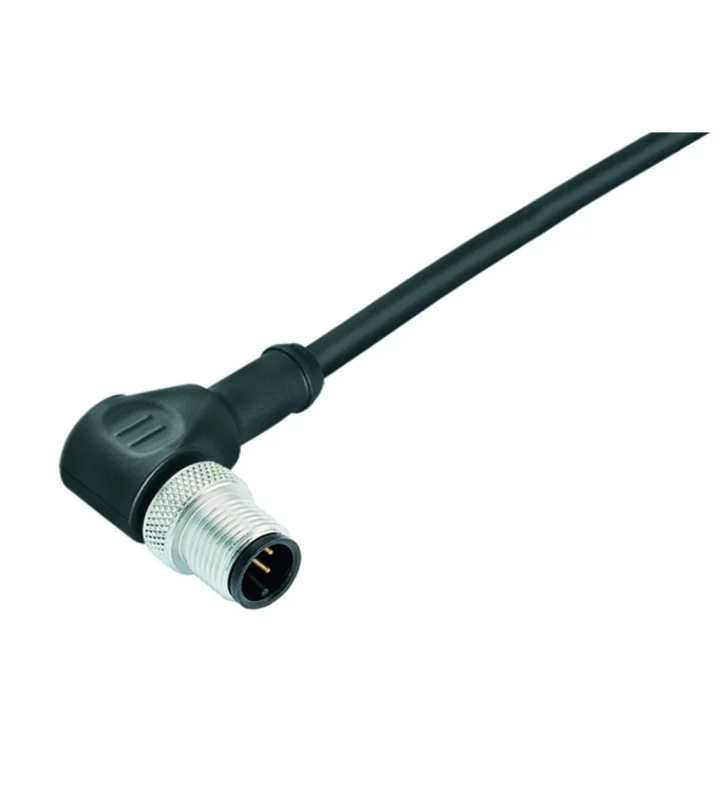 Male angled connector