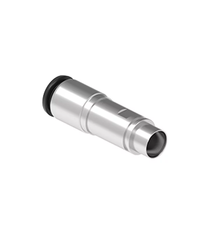 female contact, pneumatic, 10mm external, straight, quick-fitting, without shut-off valve