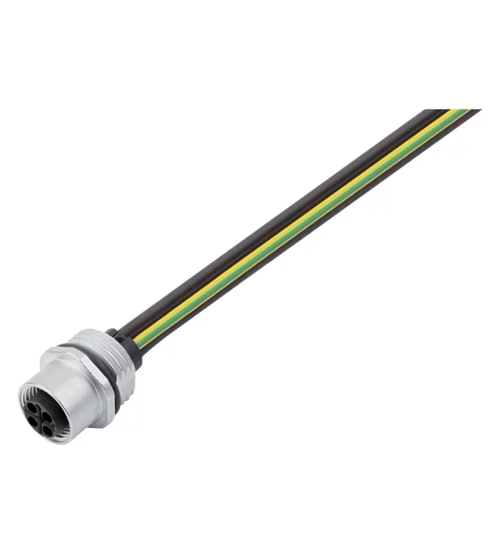 Female panel mount connector