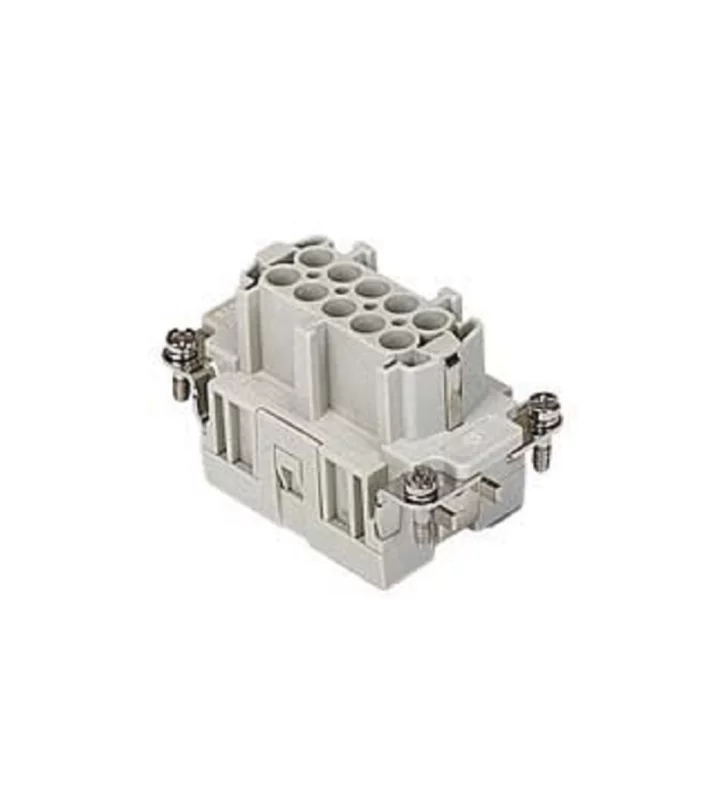 female insert, size 57.27, 10p+PE, crimp, 16A, 500V, HNM