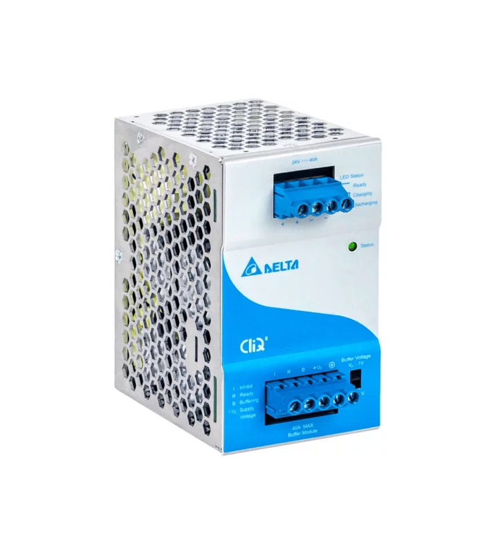 Cliq II Buffer module, DIN Rail, 24 Vdc, Max. 40 A