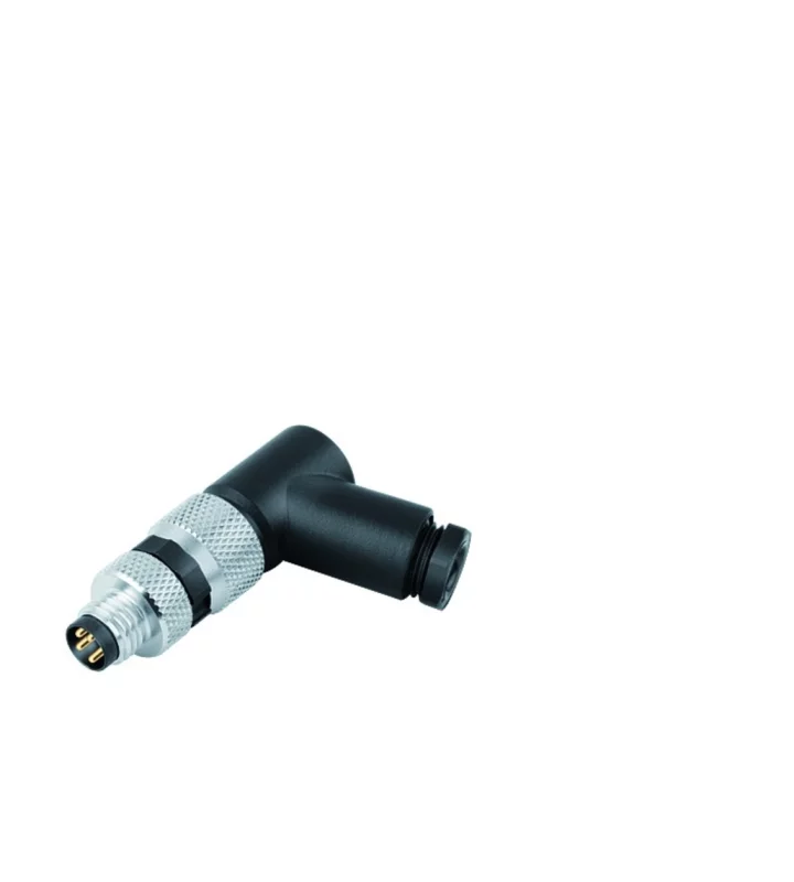 Male angled connector