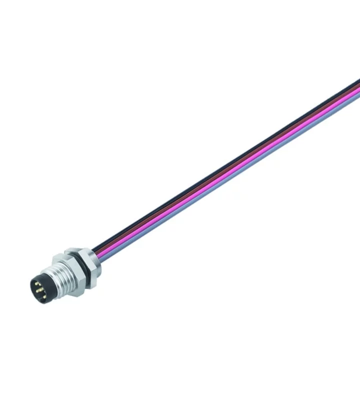 Male panel mount connector