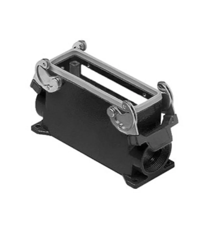 surface mounting housing, high, size 104.27, W-TYPE alu, 2 levers, 1xM32 side