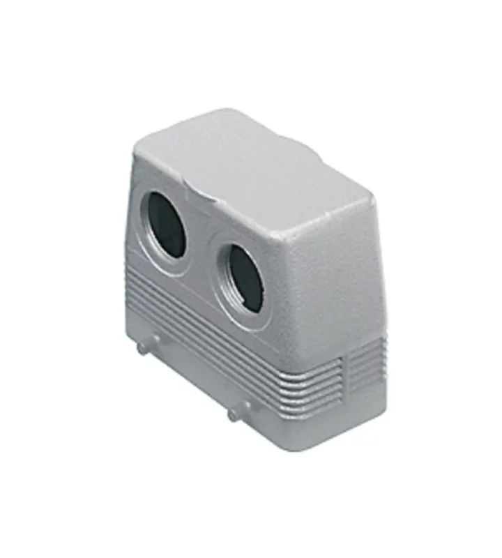 hood, high, size 77.27, C-TYPE alu, 4 pegs, 2xM25 front, no adaptor