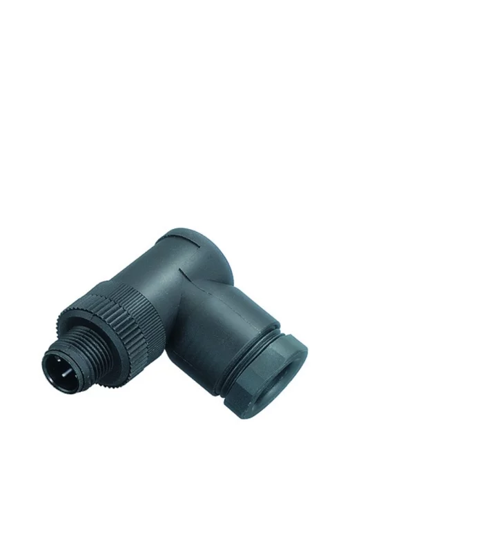 Male angled duo connector