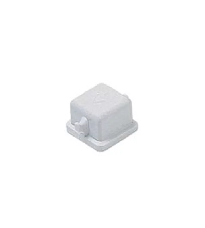 protection cover, size 21.21, plastic, 2 pegs, gasket, for male inserts, loop