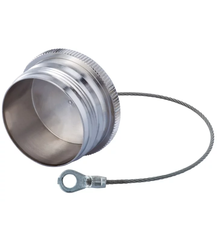 Brass protective cap with rope