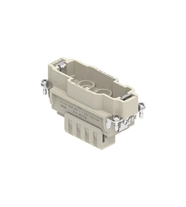 male insert, size 77.27, 4+2p+PE, crimp, 80+16A, 830+400V, HNM