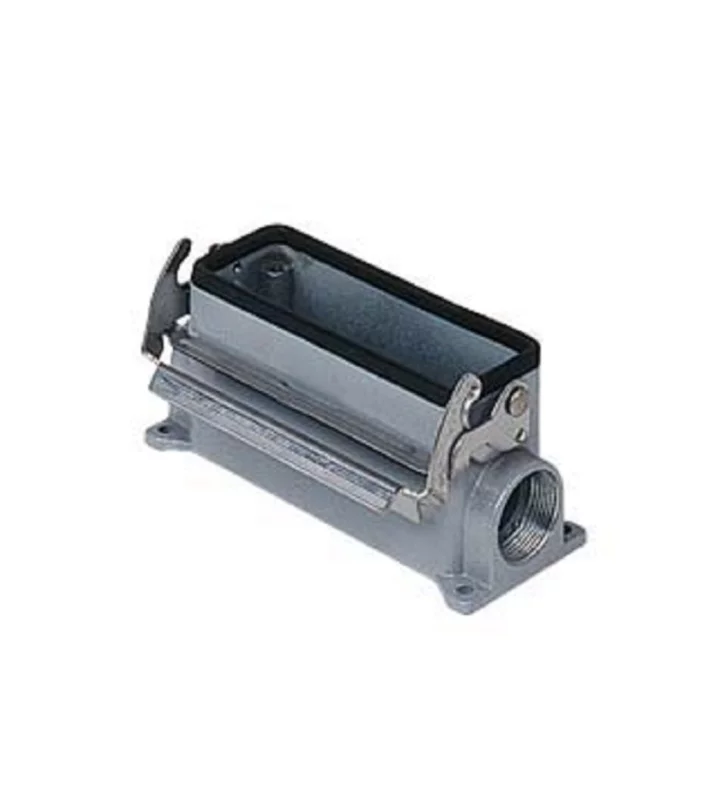 surface mounting housing, size 57.27, HNM alu, 1 lever, 2xM20 side