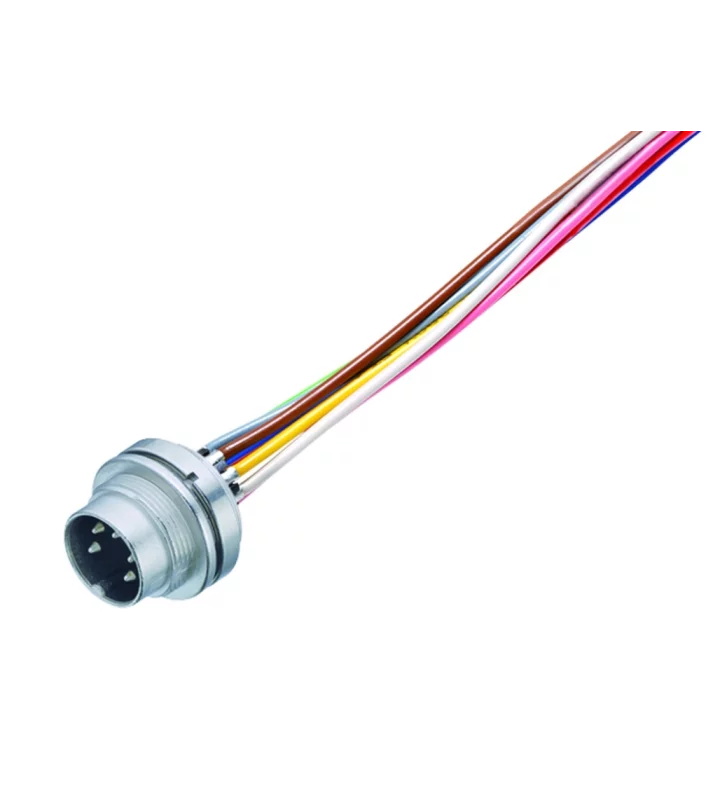 Male panel mount connector