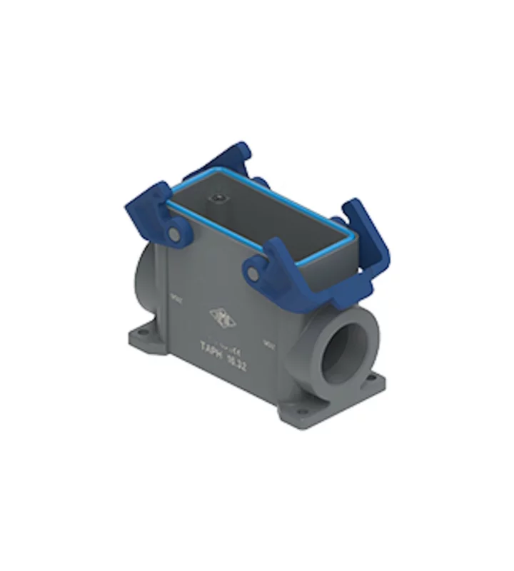 surface mounting housing, high, size 77.27, T-TYPE C plastic, 2 levers, 1xM32 side