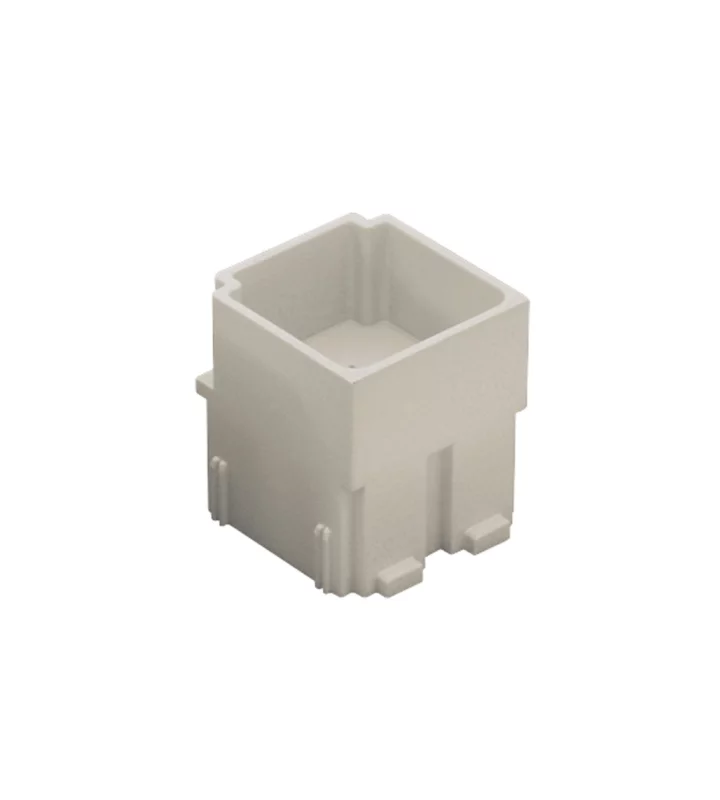 male insert, MIXO, 2MU, RJ45 + 4, crimp, 10A, 250V, for RJ45 male insert CXJM