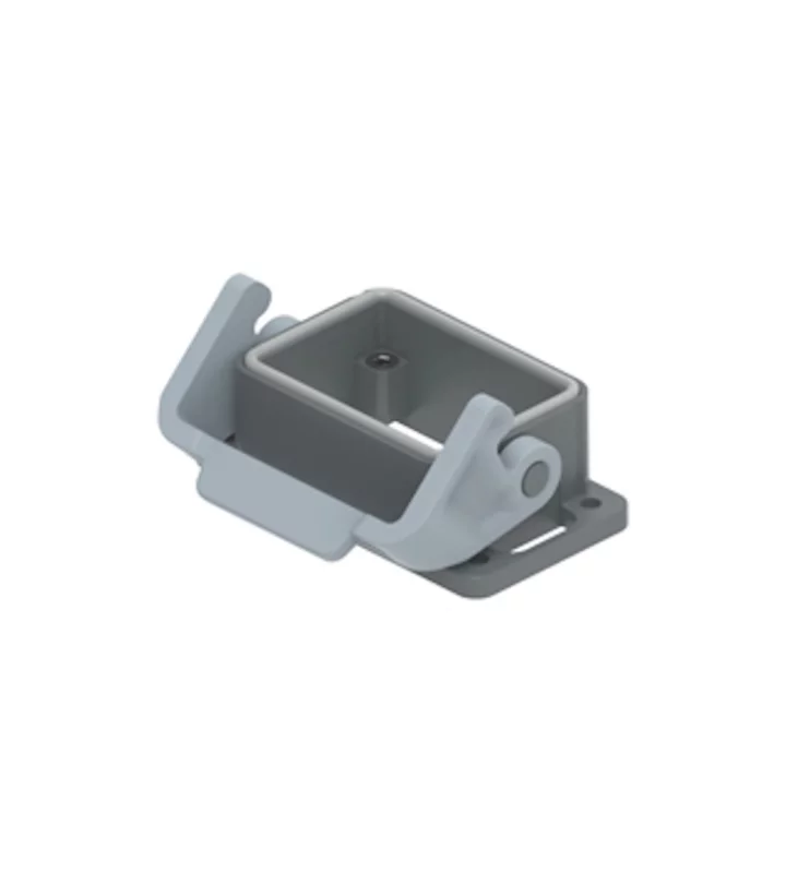 bulkhead mounting housing, size 44.27, T-TYPE /W plastic, 1 lever