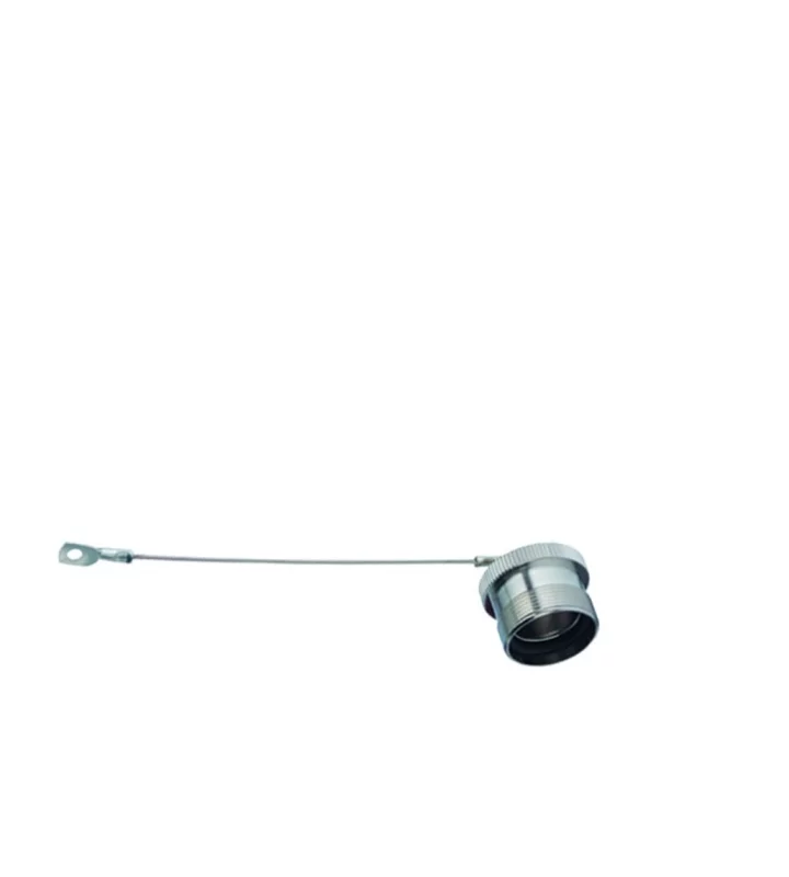 Protection cap for panel mount connectors with inner thread