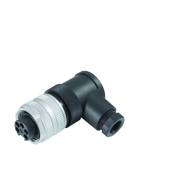 Female angled connector