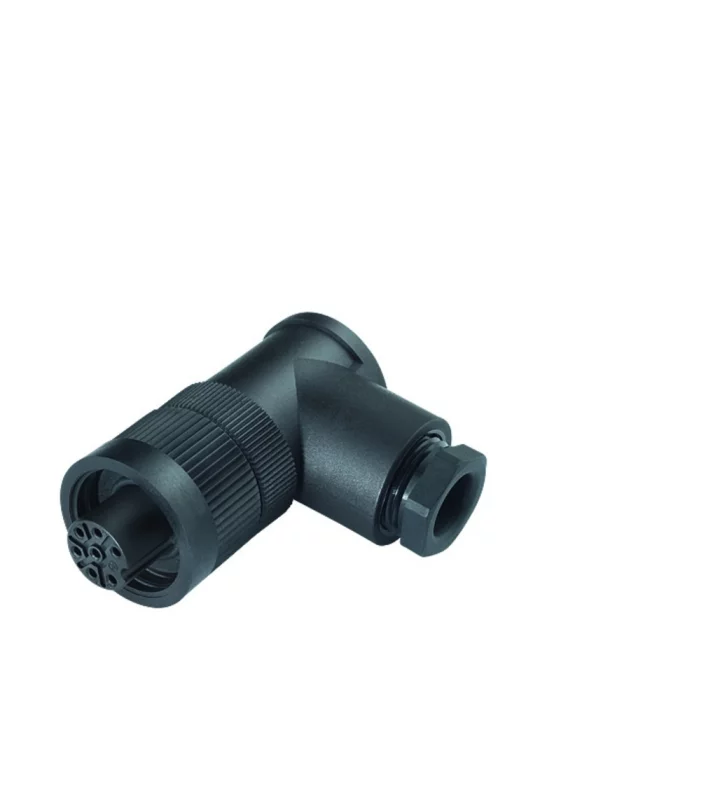 Female angled connector