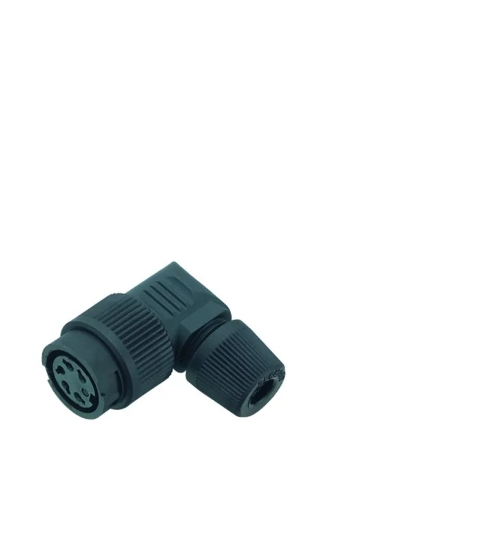 Female angled connector