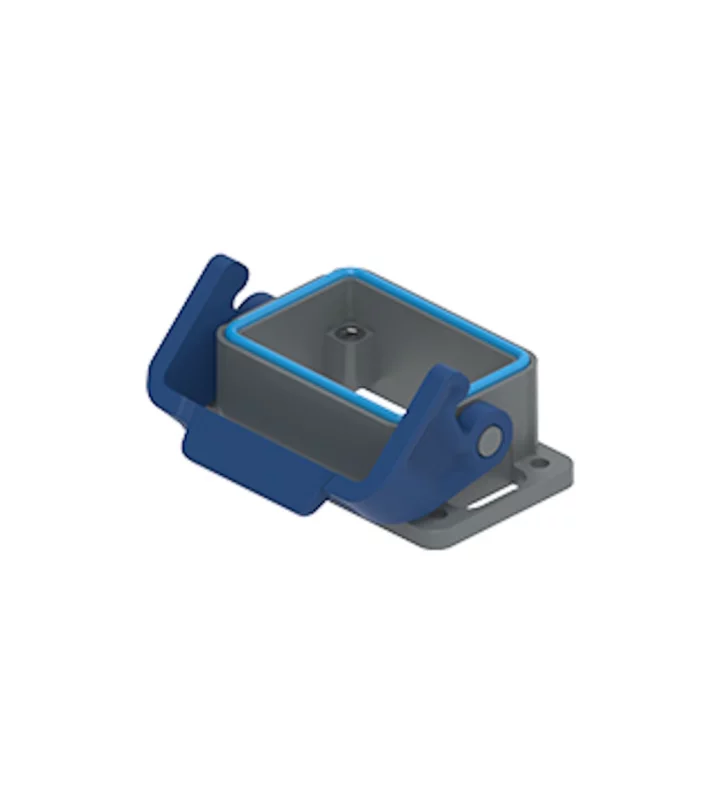 bulkhead mounting housing, size 44.27, T-TYPE /C plastic, 1 lever