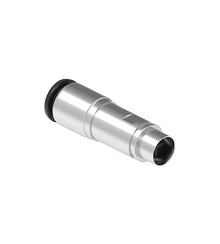 female contact, pneumatic 10mm external, straight, quick-fitting, with shut-off valve