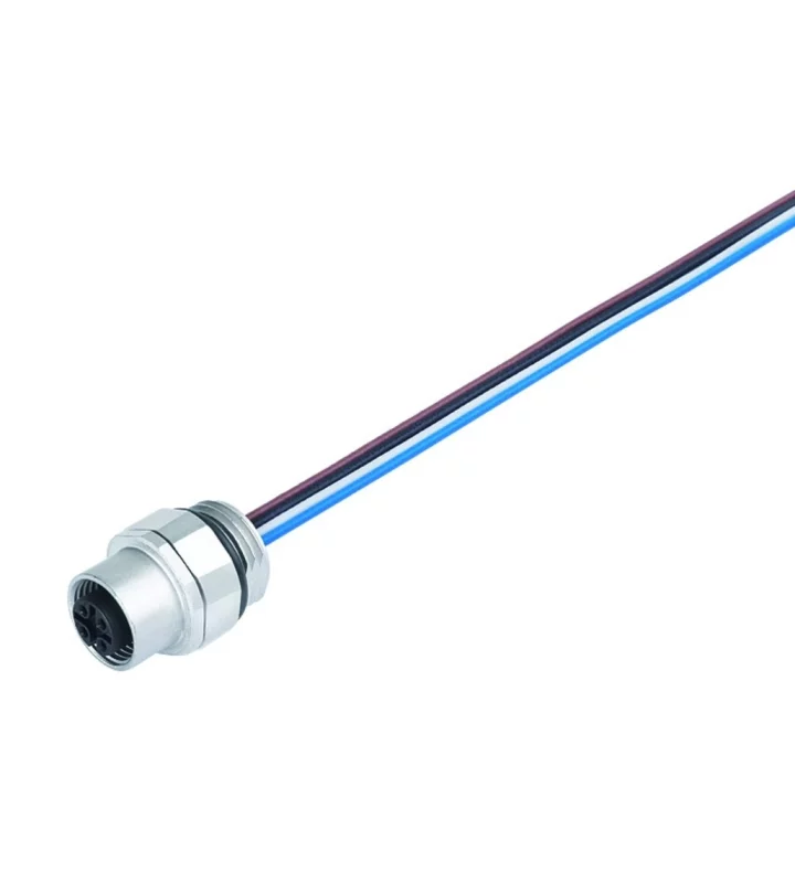 Female panel mount connector