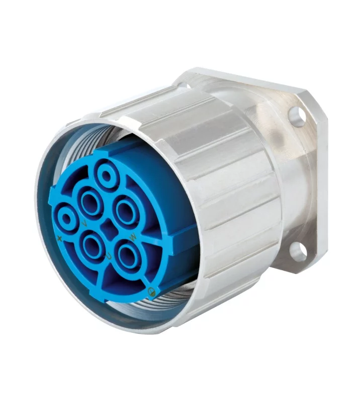 Panel Connector with knurled Nut