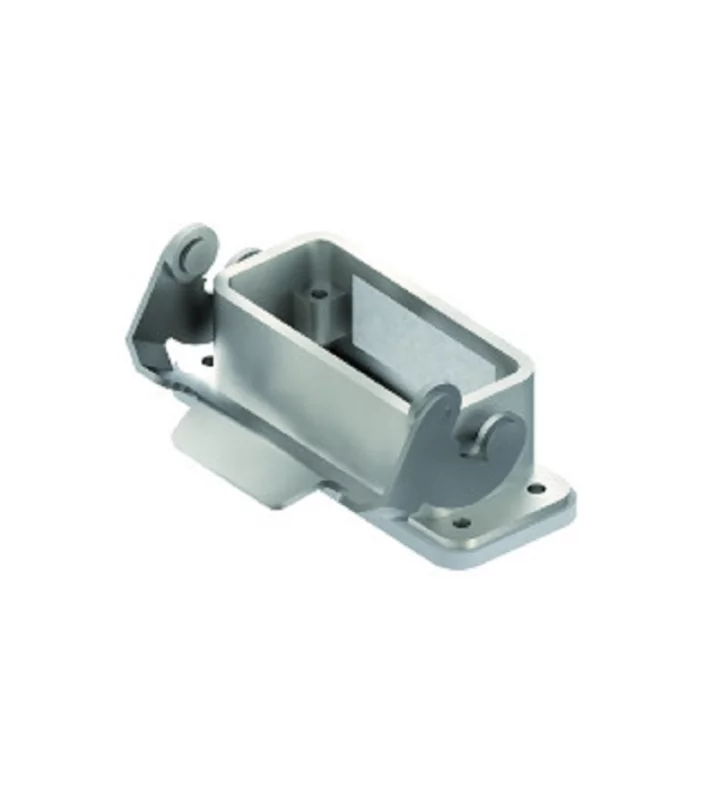 bulkhead mounting housing, size 49.16, EMC alu, 1 rigid lever