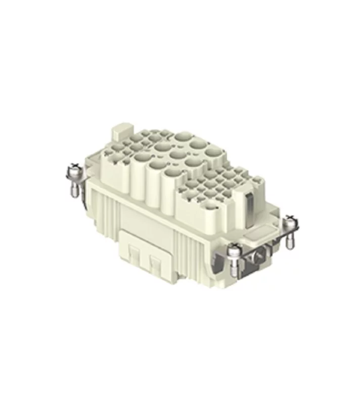 female insert, size 77.27, 9+42p+PE, crimp, 40+10A, 690+250V