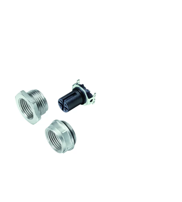 Female panel mount connector