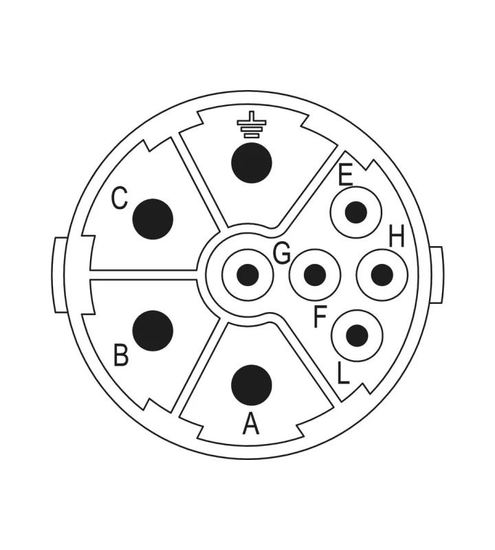 Inserts 9-pole