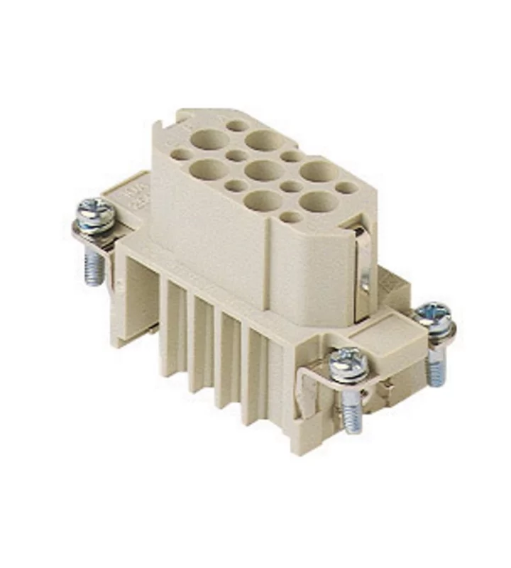 female insert, size 49.16, 15p+PE, crimp, 10A, 250V