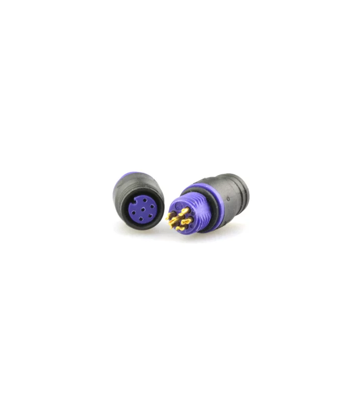 Mini B Female panel mount connector