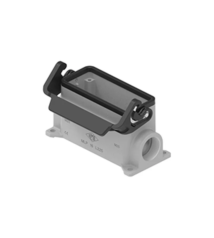 surface mounting housing, size 77.27, IL-BRID stainless steel, 1 lever, 1xM25 side